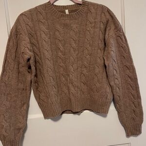 Aritzia Babaton Glory Merino Wool Sweater - brown - 2XS